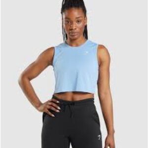 2/$15 Gymshark Women’s Sky Blue Training Crop Tank XXL